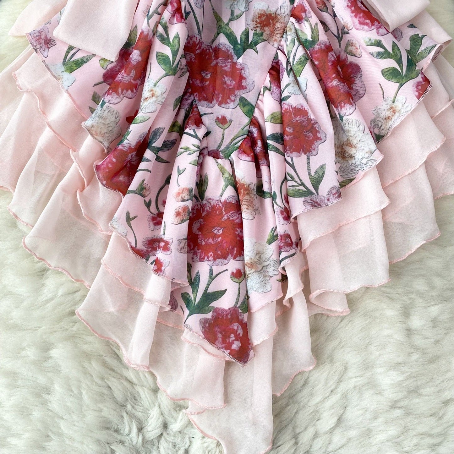 Emma Off-Shoulder Ruffle Dress
