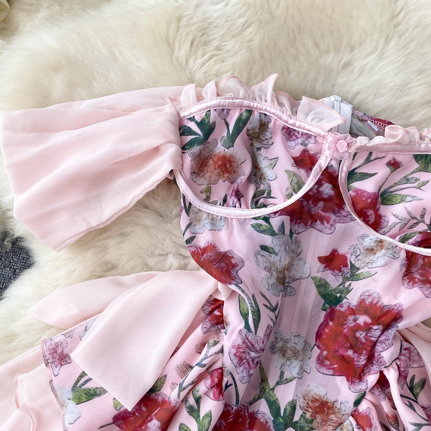Emma Off-Shoulder Ruffle Dress