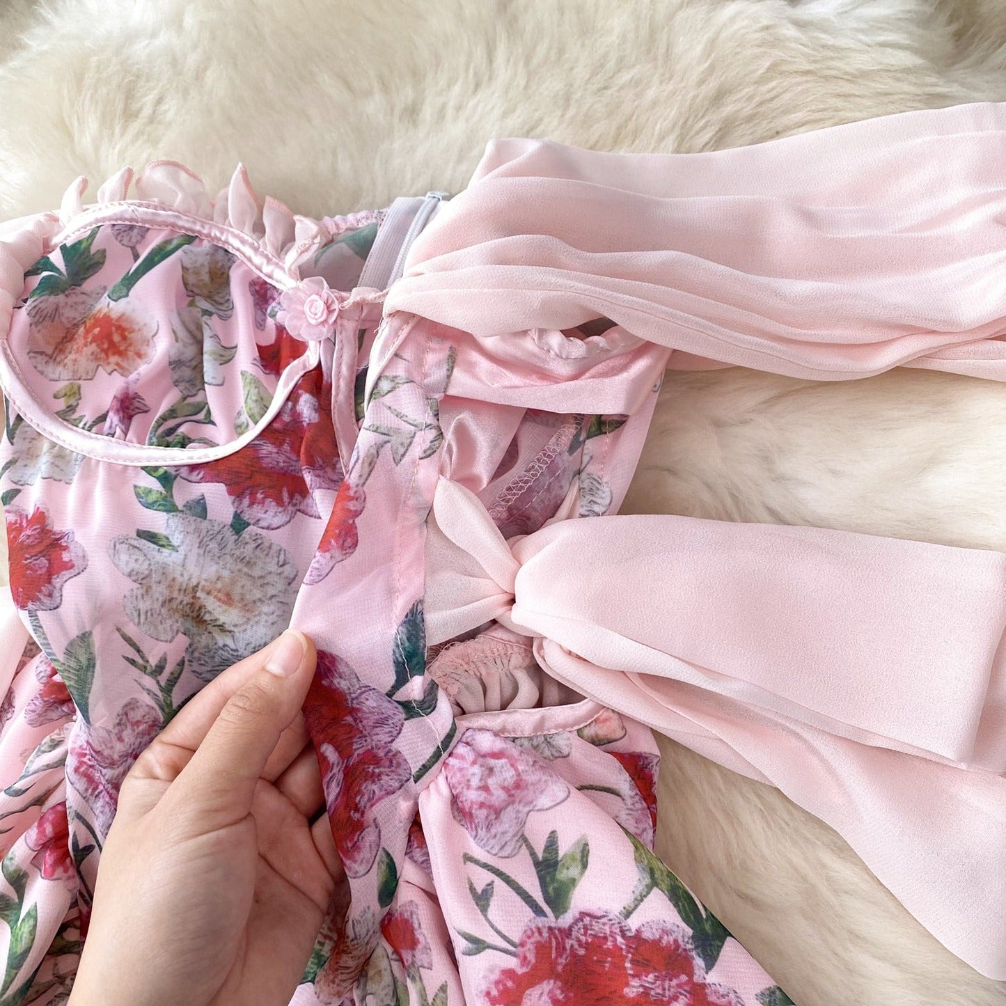 Emma Off-Shoulder Ruffle Dress