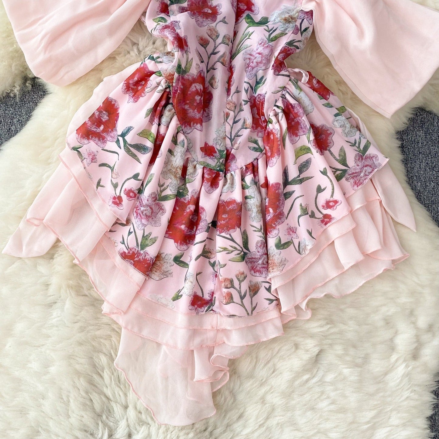 Emma Off-Shoulder Ruffle Dress