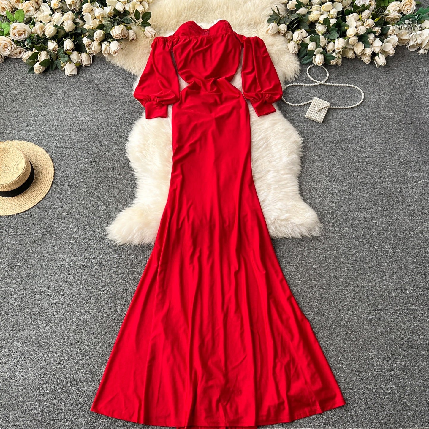 Mariah Off-Shoulder Maxi Dress