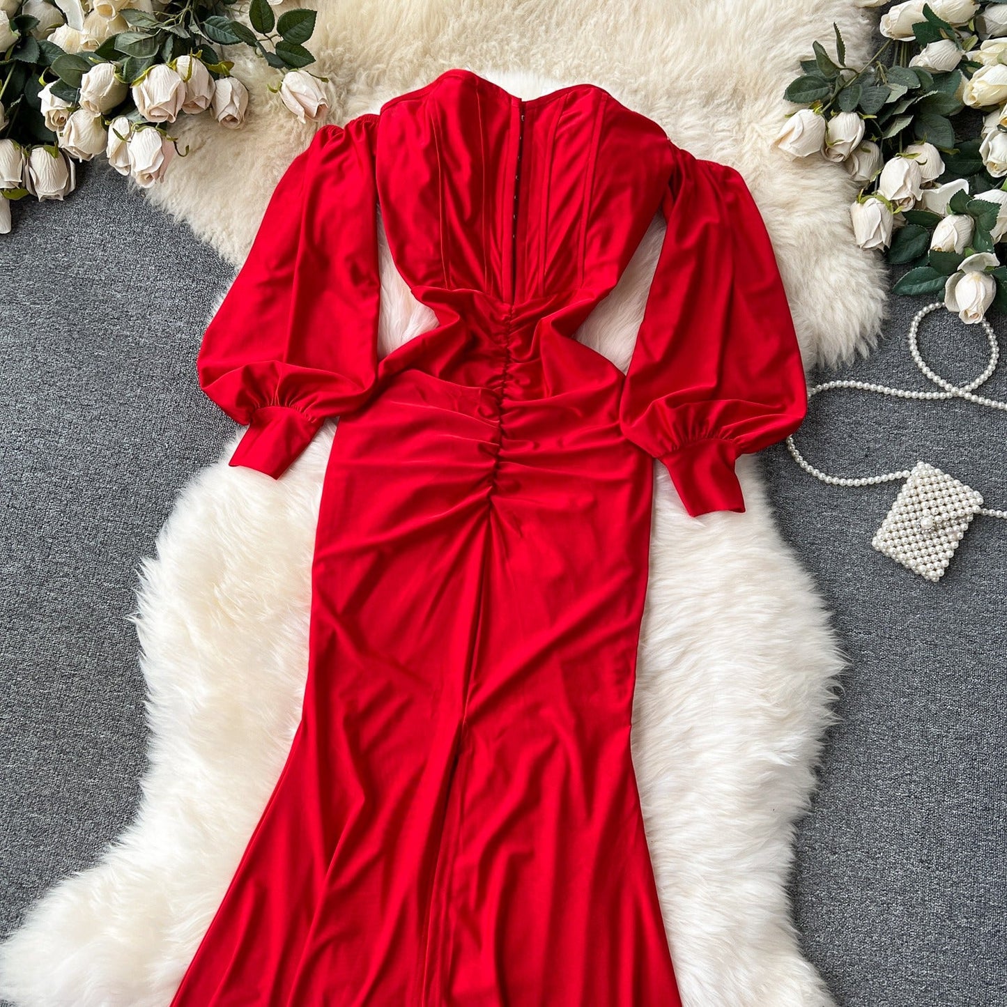 Mariah Off-Shoulder Maxi Dress