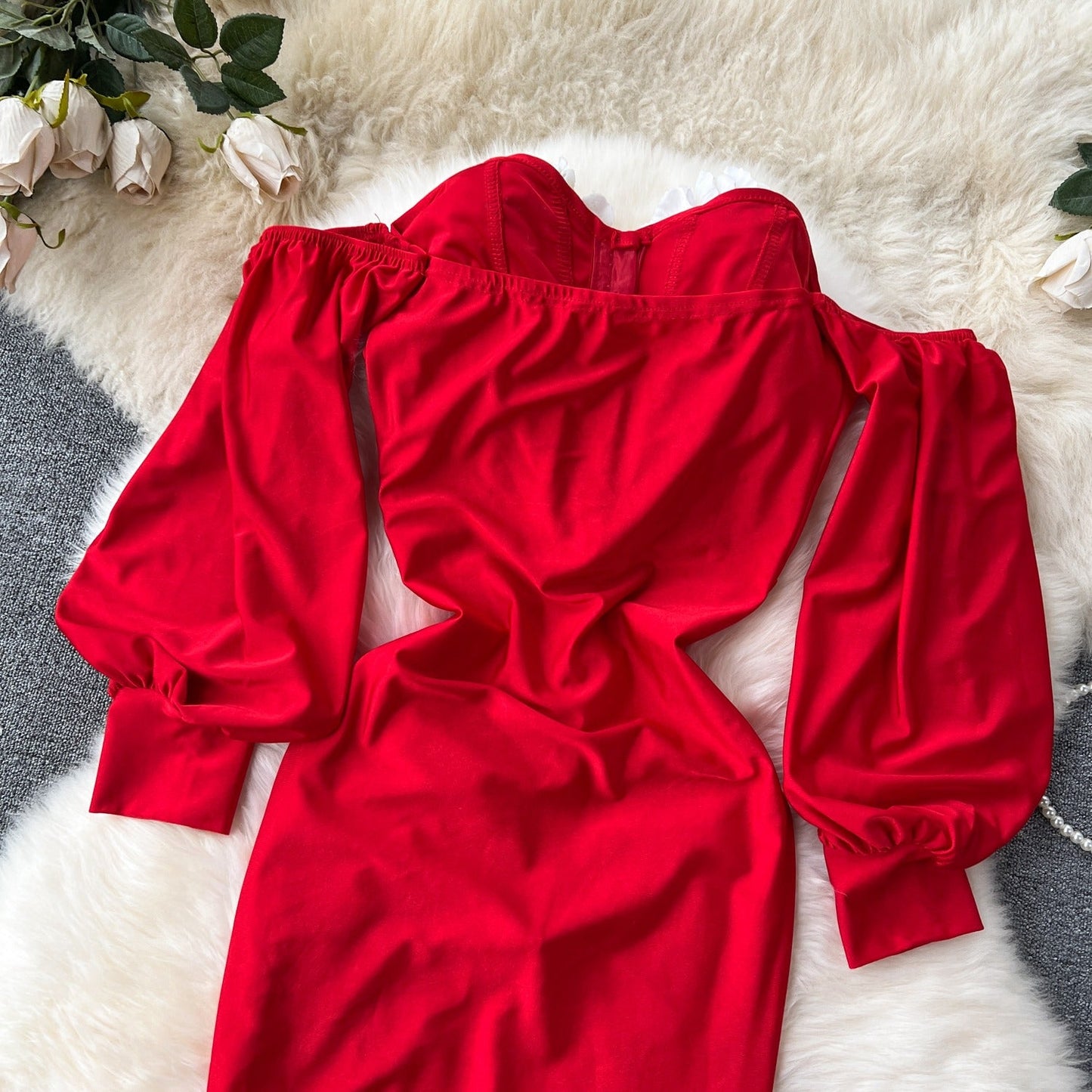 Mariah Off-Shoulder Maxi Dress