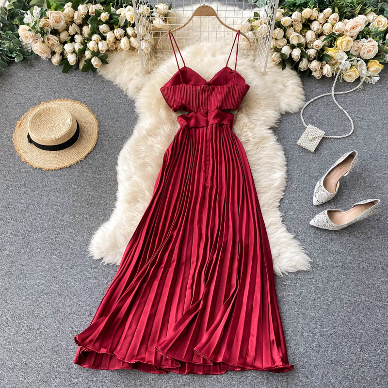FINAL SALE - Amanda Pleated Dress