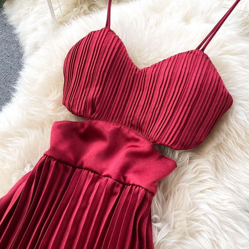 FINAL SALE - Amanda Pleated Dress