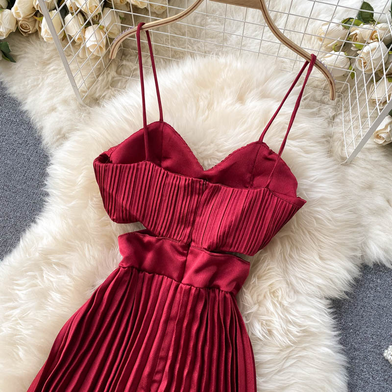 FINAL SALE - Amanda Pleated Dress