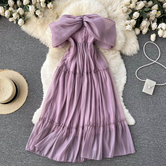 Viviana Chiffon Tiered Dress