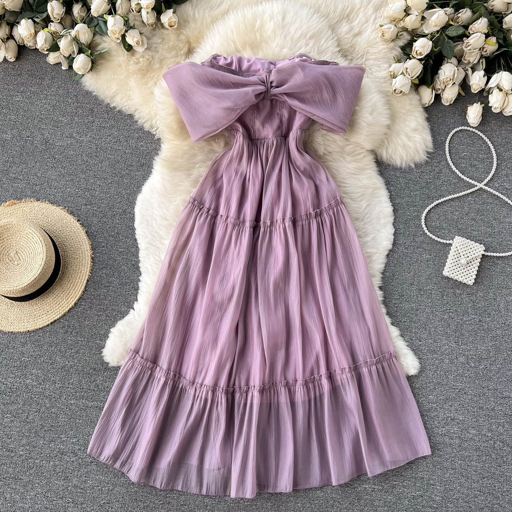 Viviana Chiffon Tiered Dress