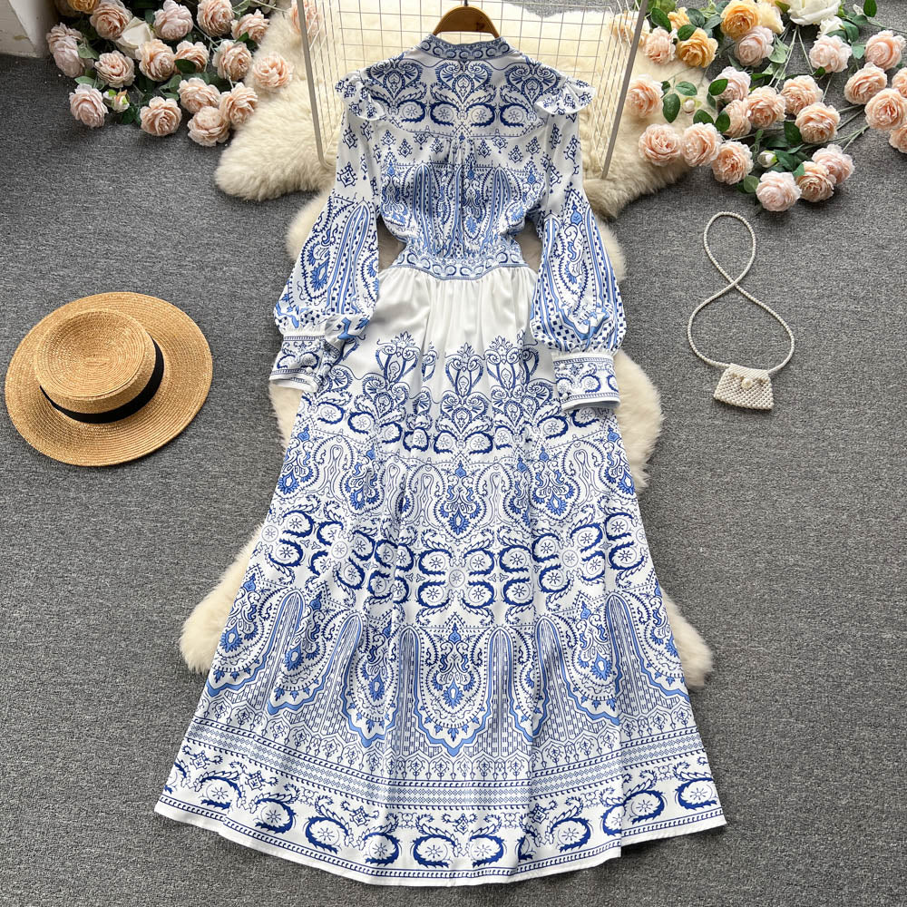 Keira Puff Sleeve Maxi Dress