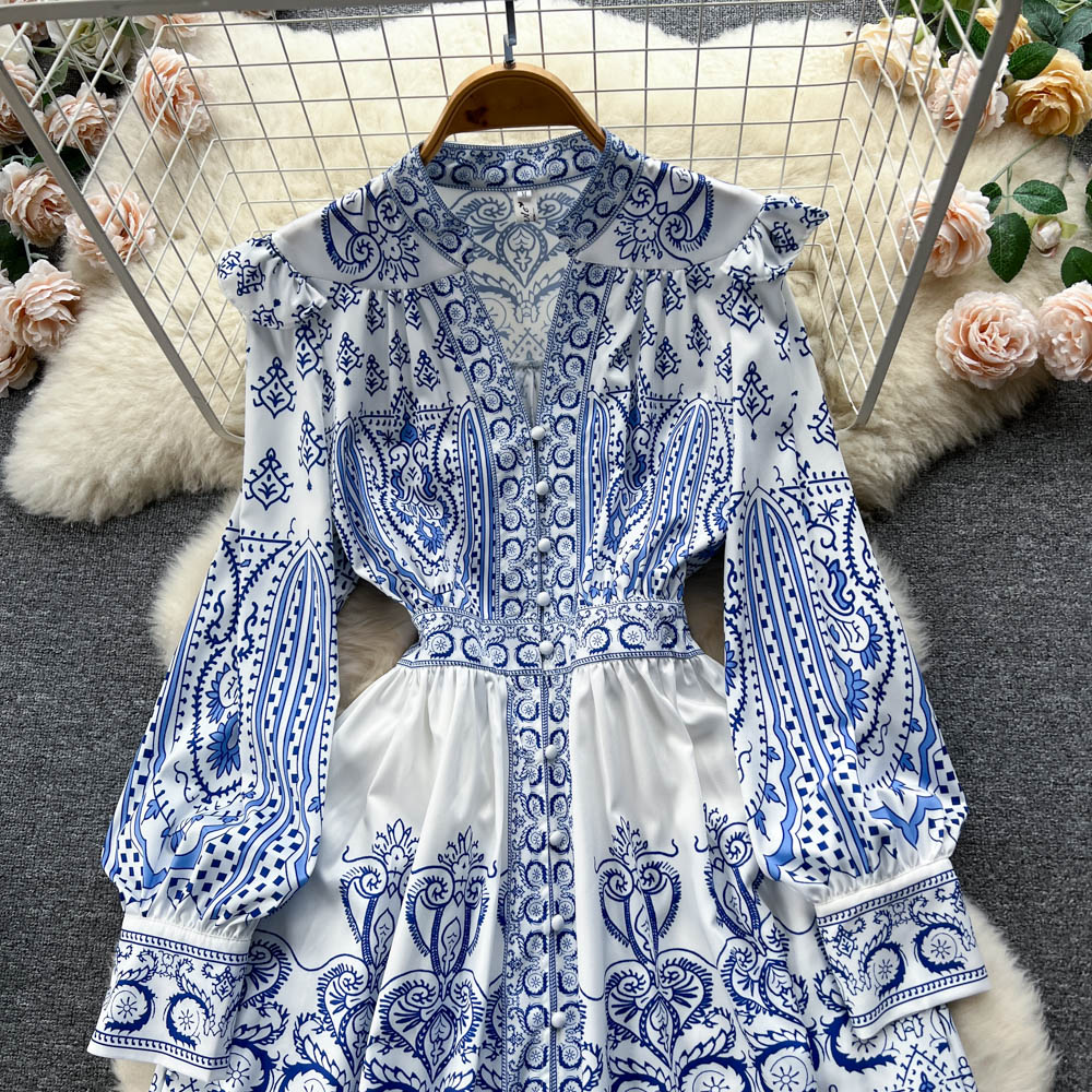 Keira Puff Sleeve Maxi Dress
