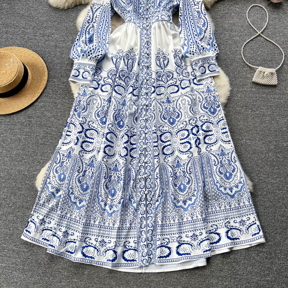 Keira Puff Sleeve Maxi Dress