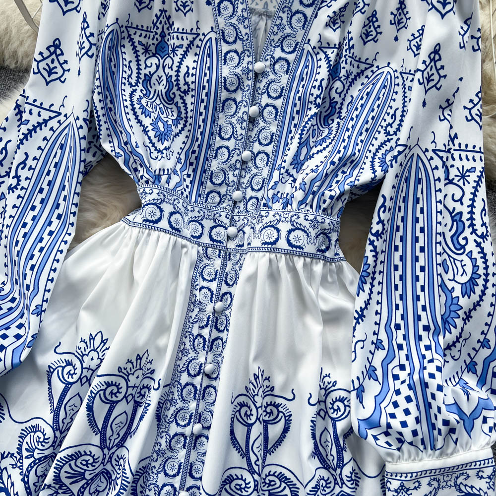 Keira Puff Sleeve Maxi Dress