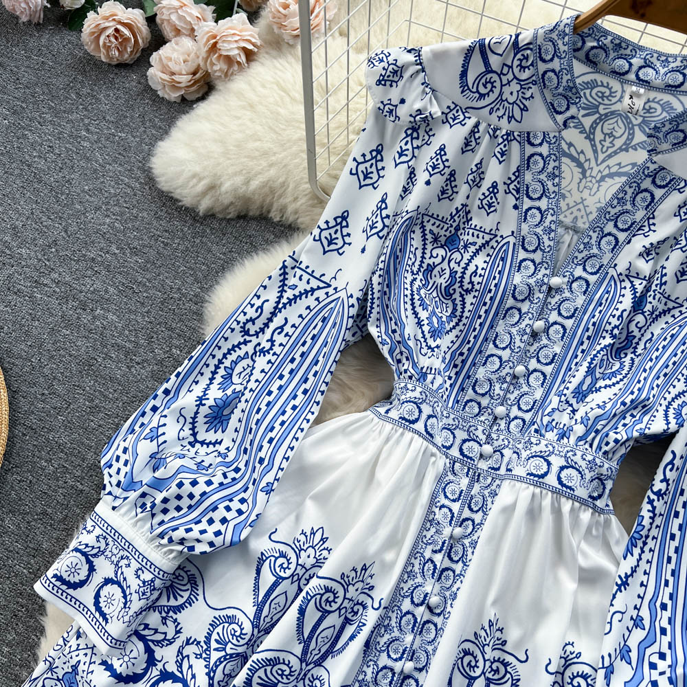 Keira Puff Sleeve Maxi Dress