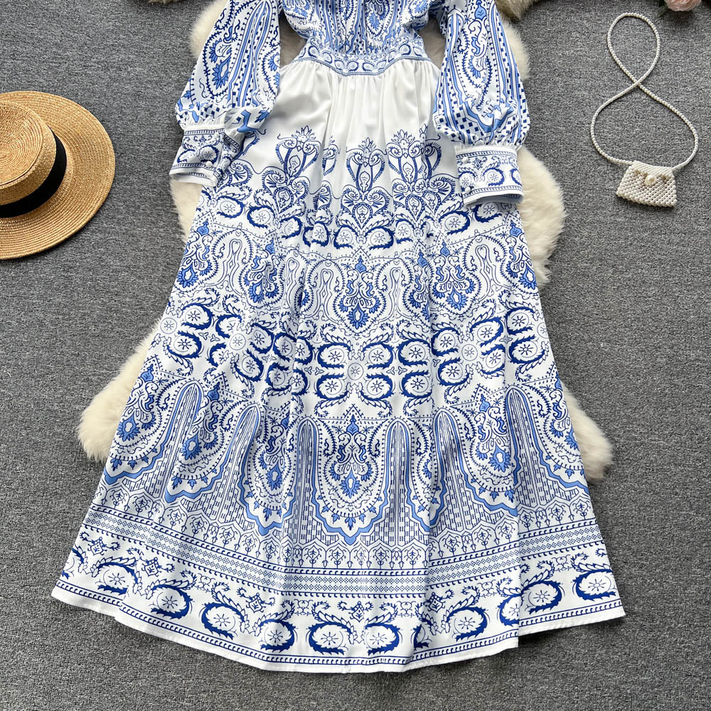 Keira Puff Sleeve Maxi Dress