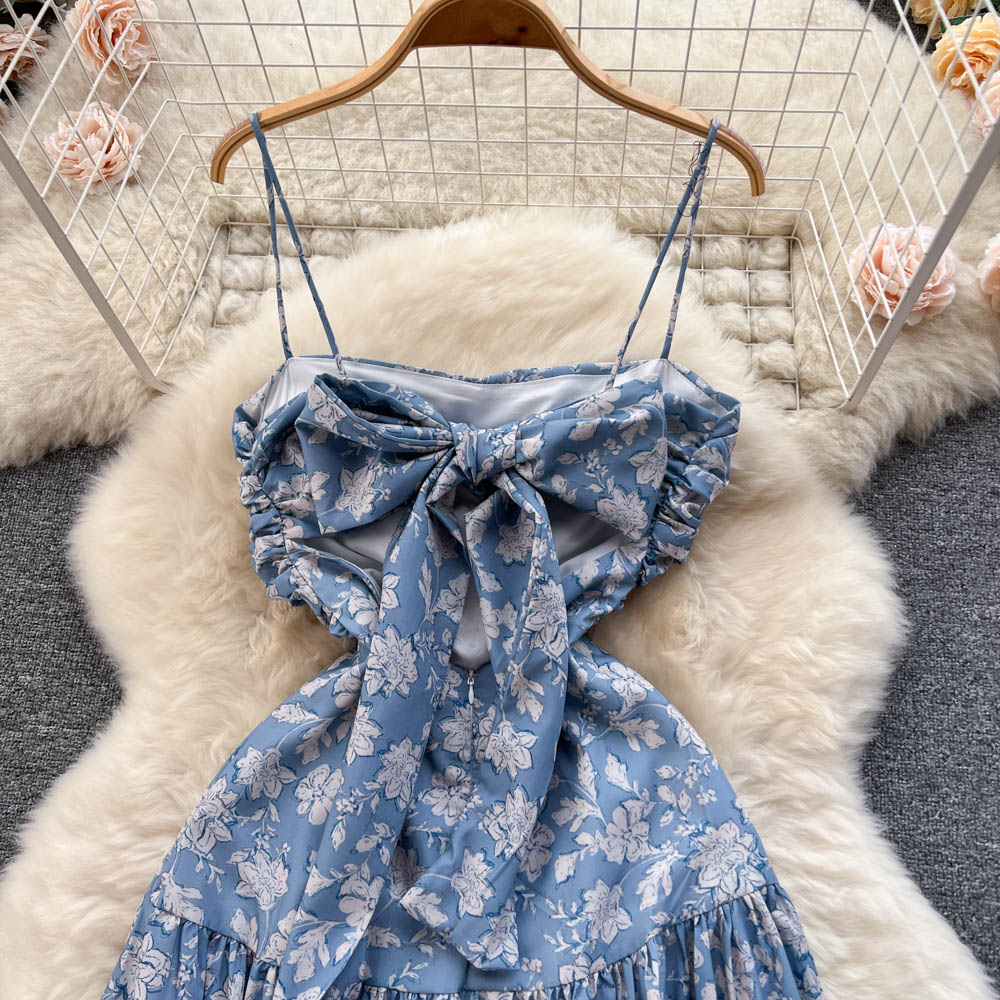 Elsie Tiered Open Back Dress