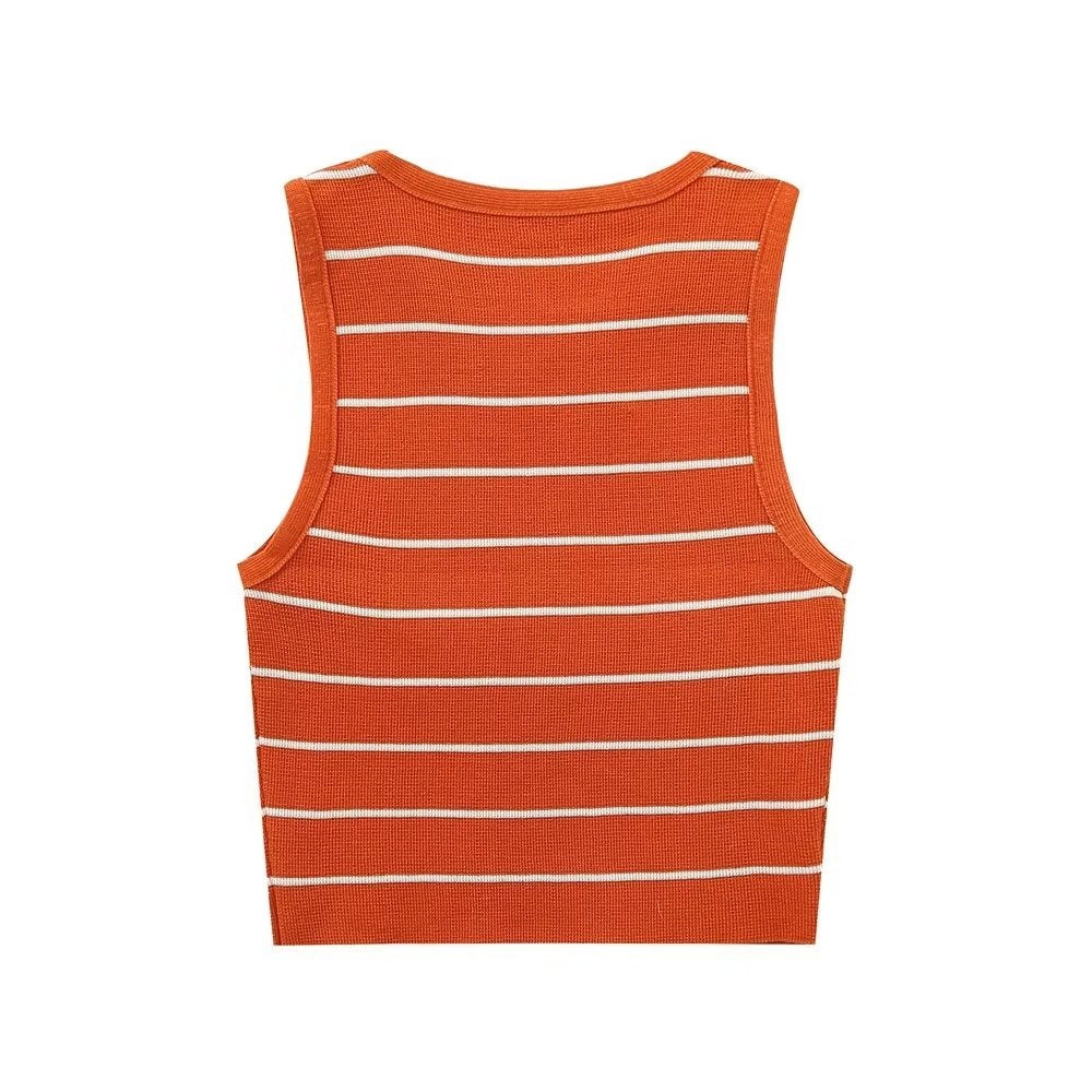 Rylee Striped Knit Top