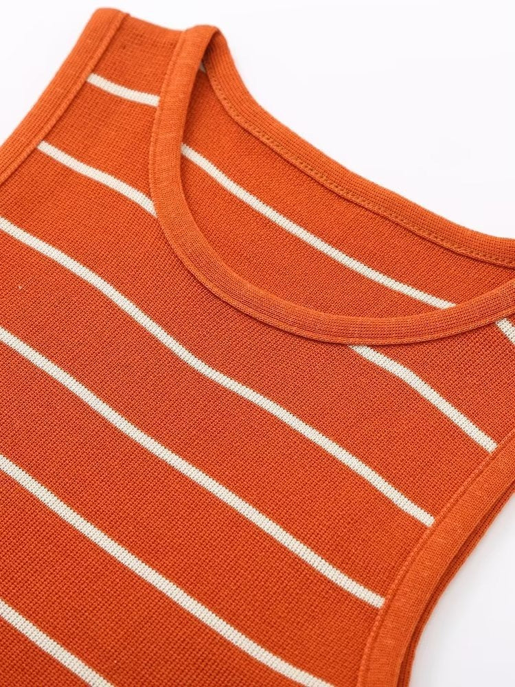 Rylee Striped Knit Top