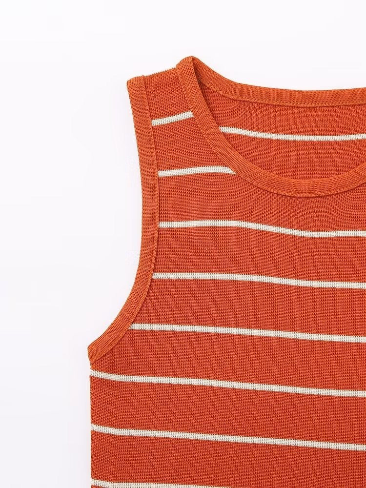 Rylee Striped Knit Top