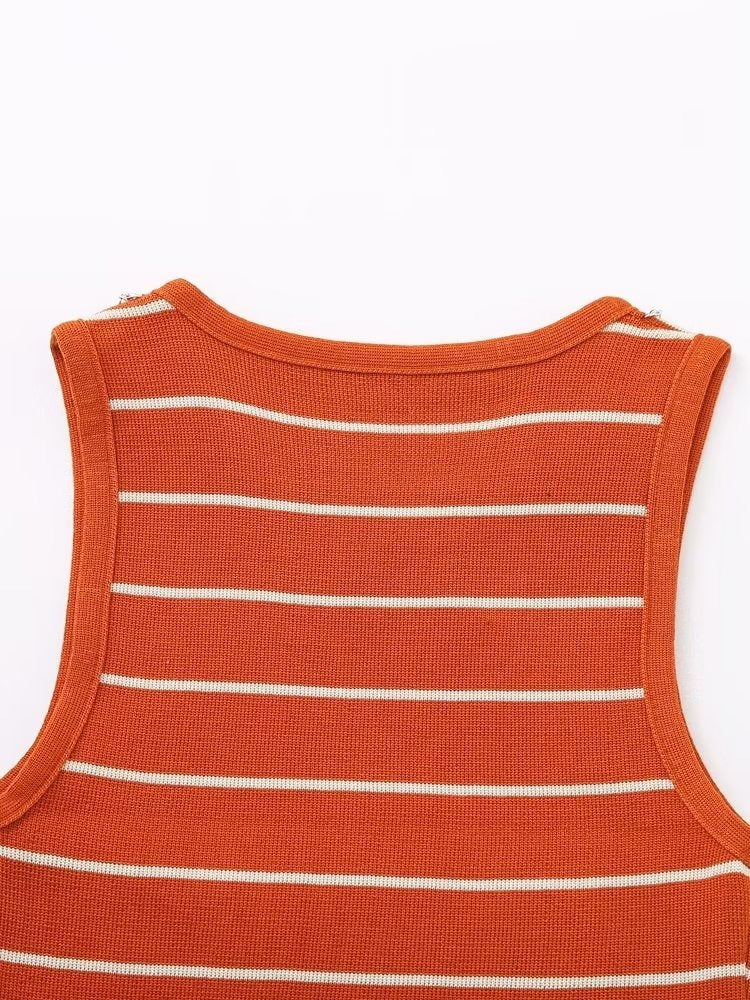 Rylee Striped Knit Top