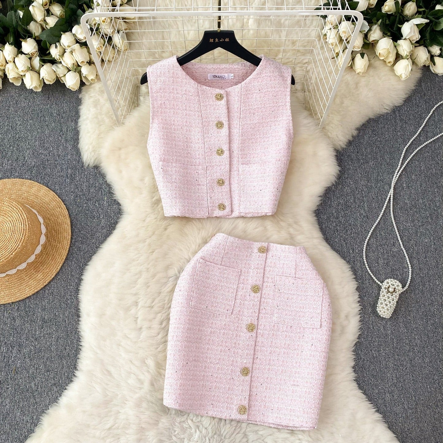 Margot Tweed Two Piece Set