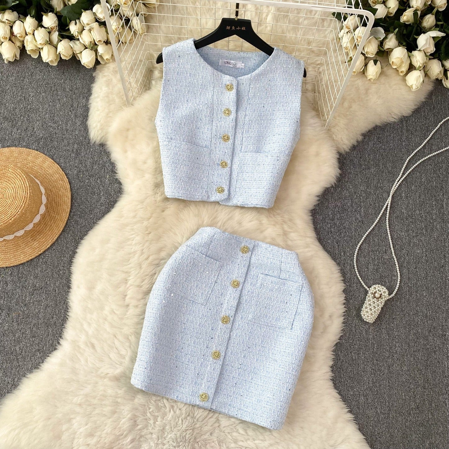 Margot Tweed Two Piece Set