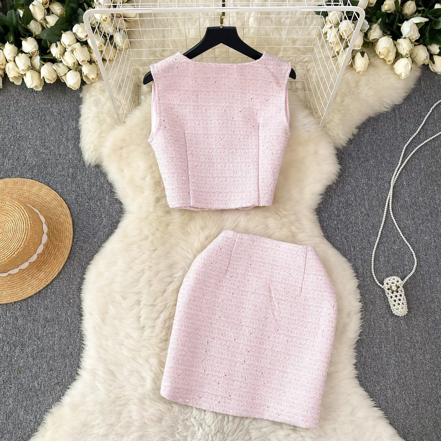Margot Tweed Two Piece Set