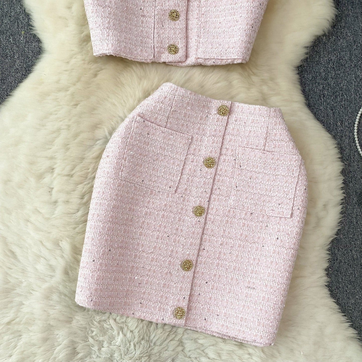 Margot Tweed Two Piece Set