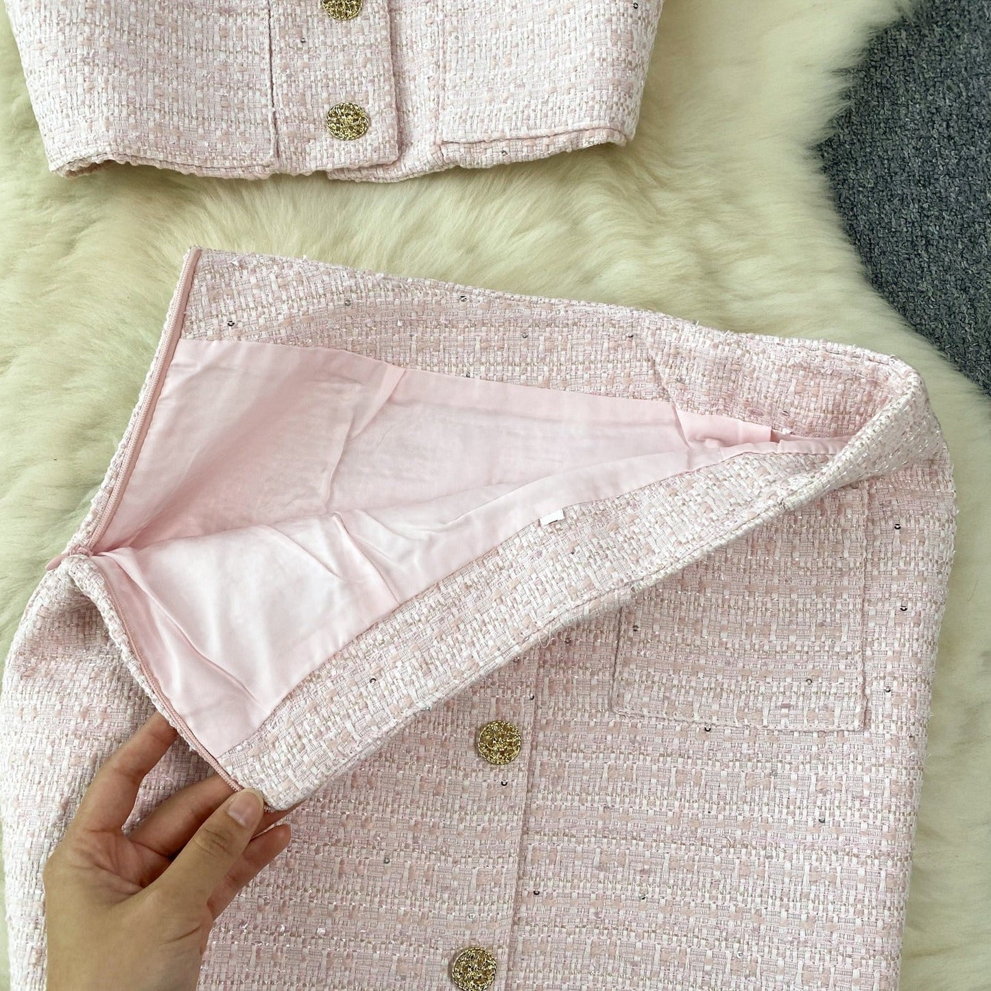 Margot Tweed Two Piece Set