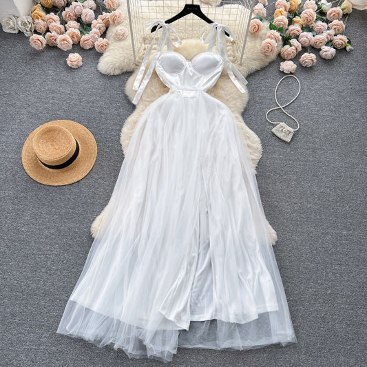 Shae Mesh Tie Dress