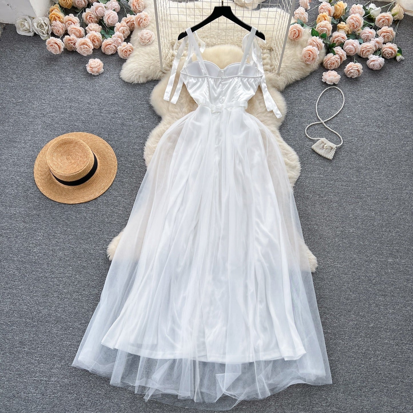 Shae Mesh Tie Dress