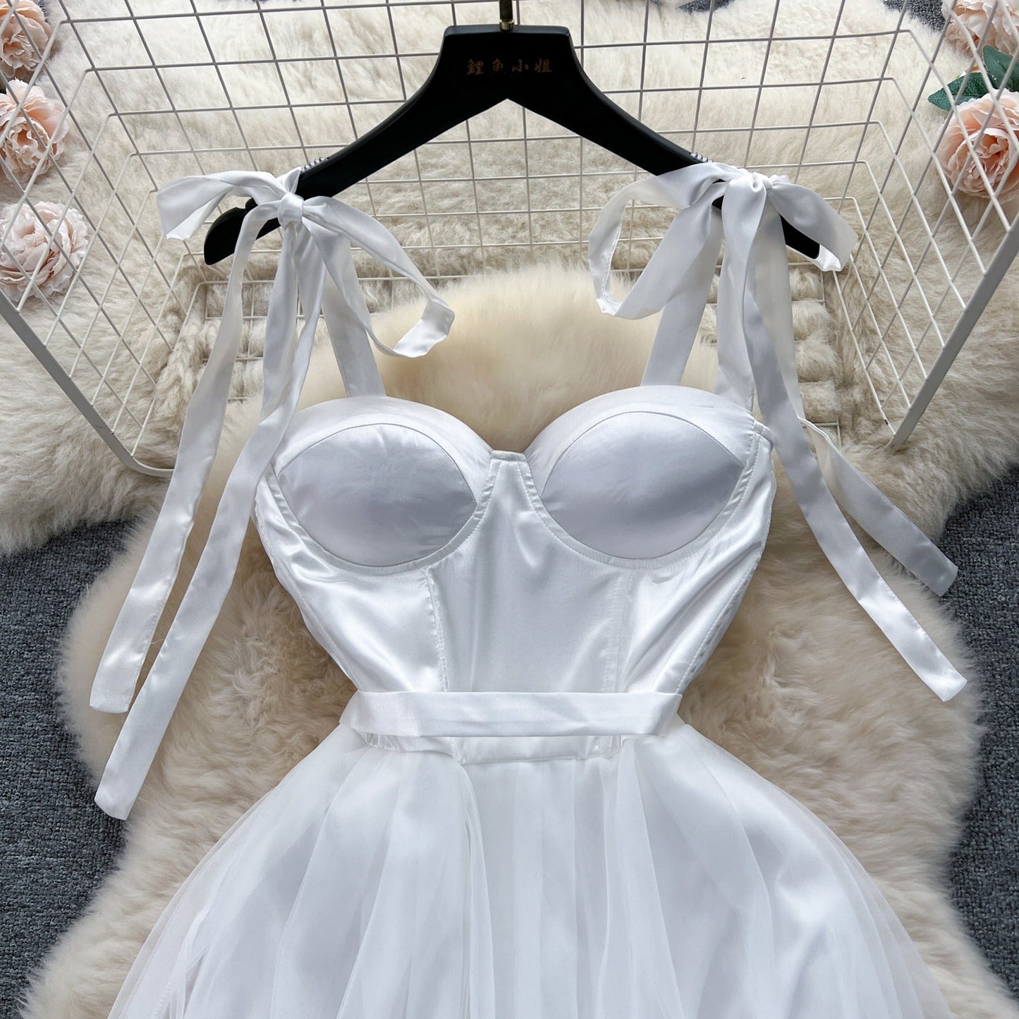 Shae Mesh Tie Dress