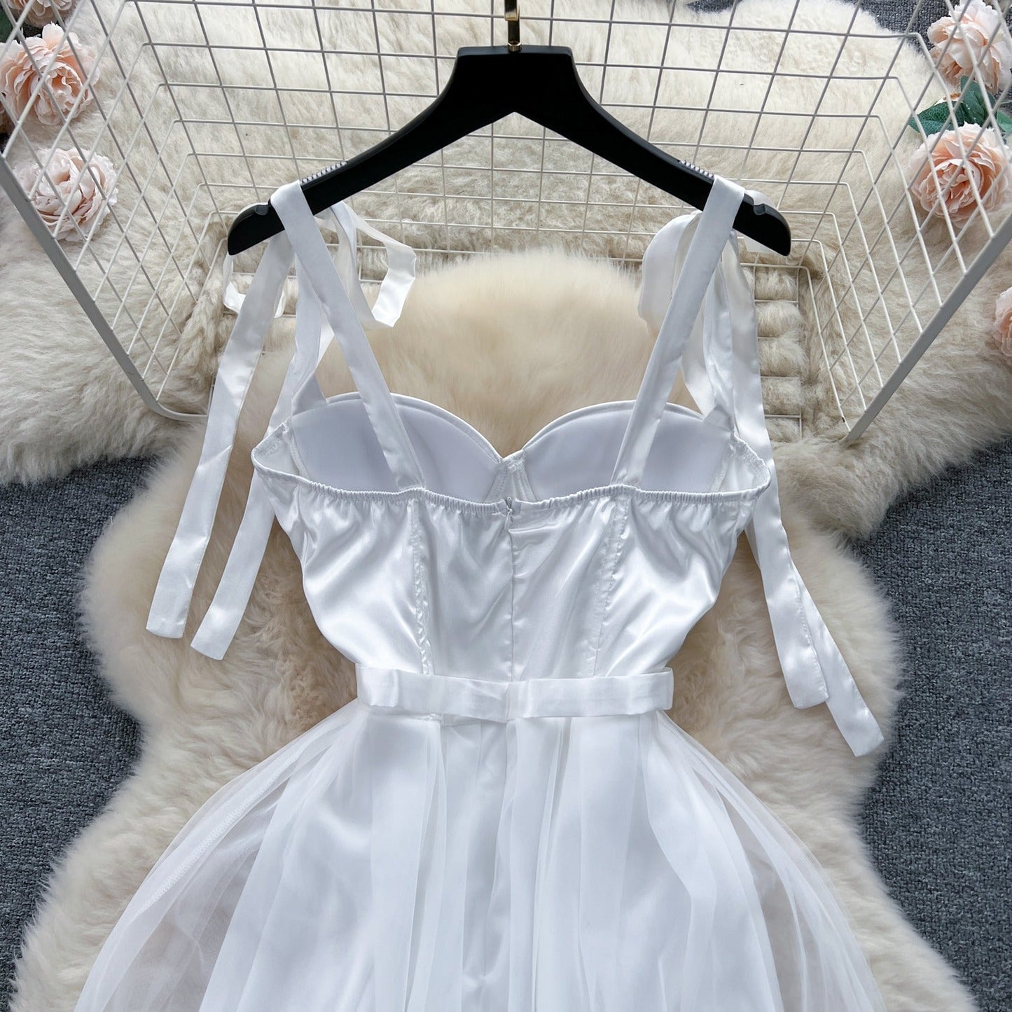 Shae Mesh Tie Dress
