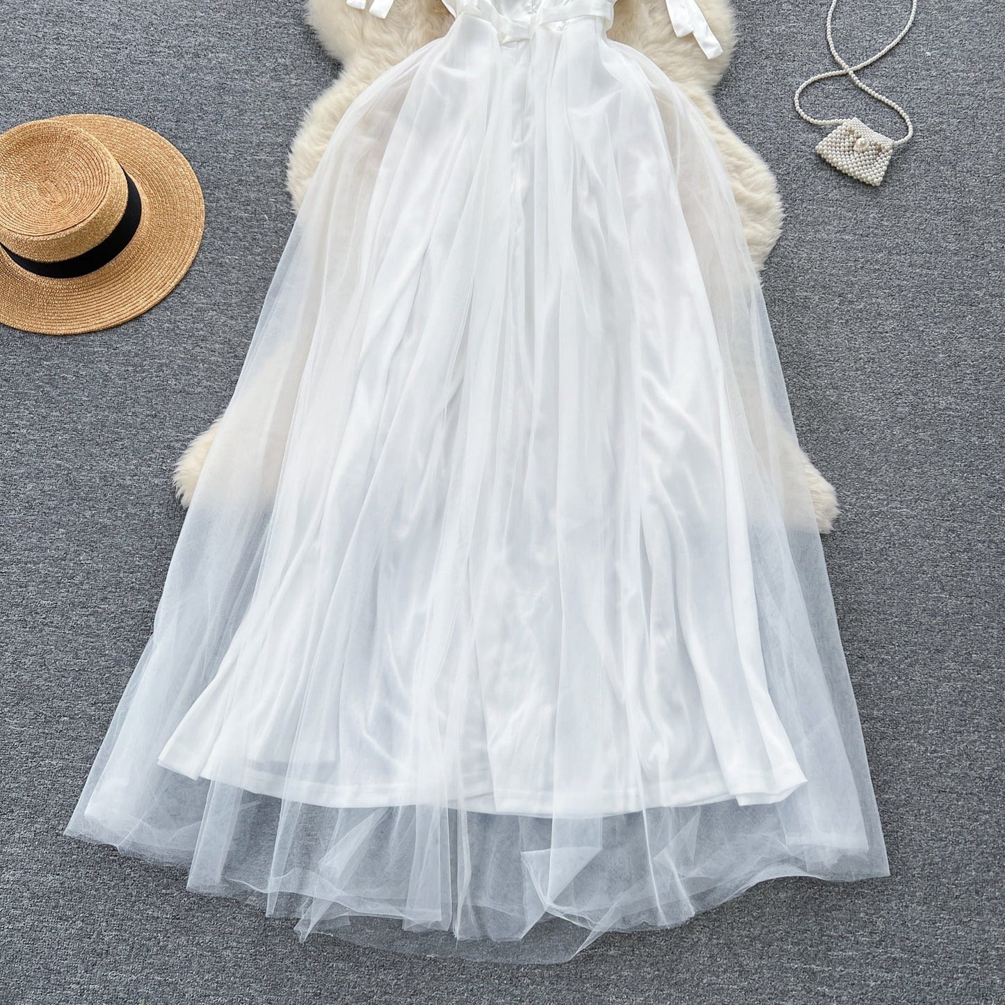 Shae Mesh Tie Dress