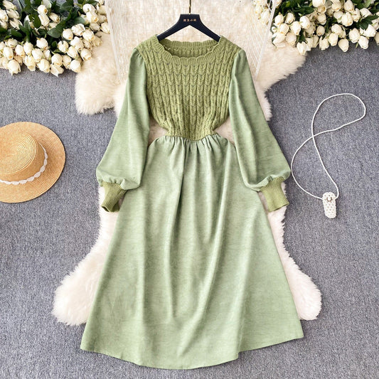 Marley Puff Sleeve Knit Dress