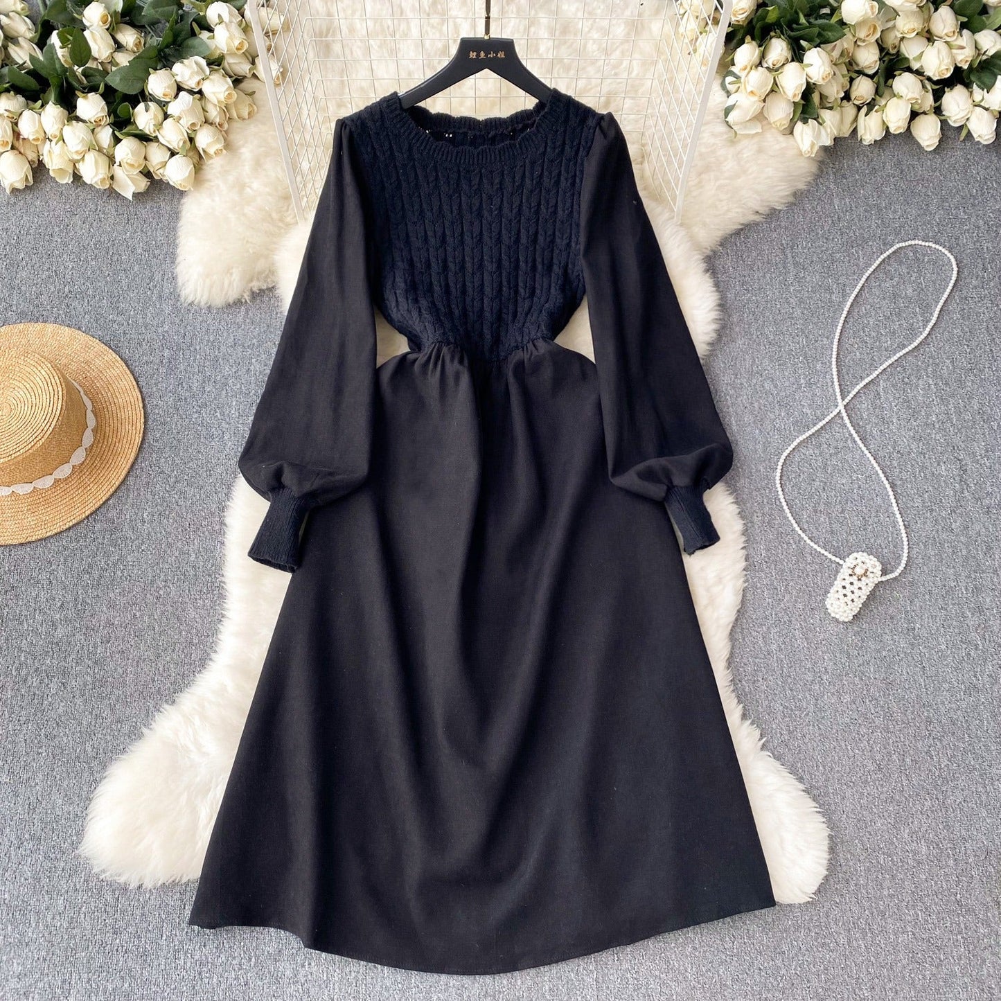 Marley Puff Sleeve Knit Dress