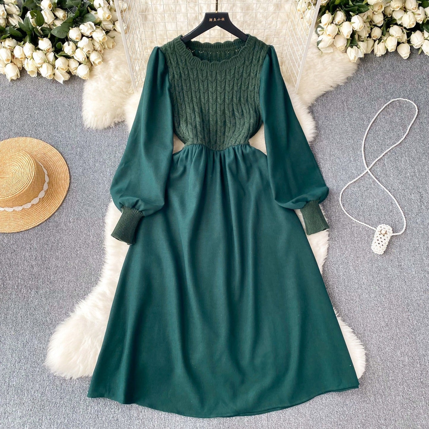 Marley Puff Sleeve Knit Dress