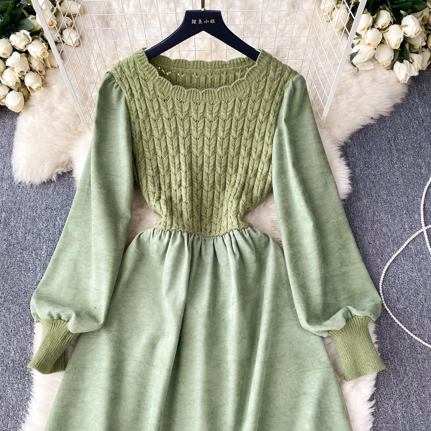 Marley Puff Sleeve Knit Dress
