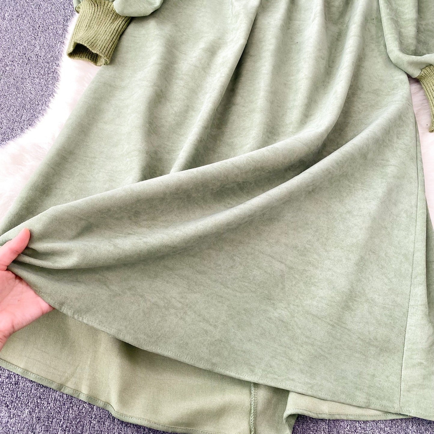 Marley Puff Sleeve Knit Dress