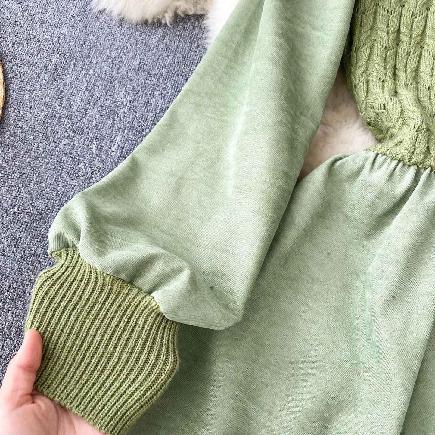 Marley Puff Sleeve Knit Dress