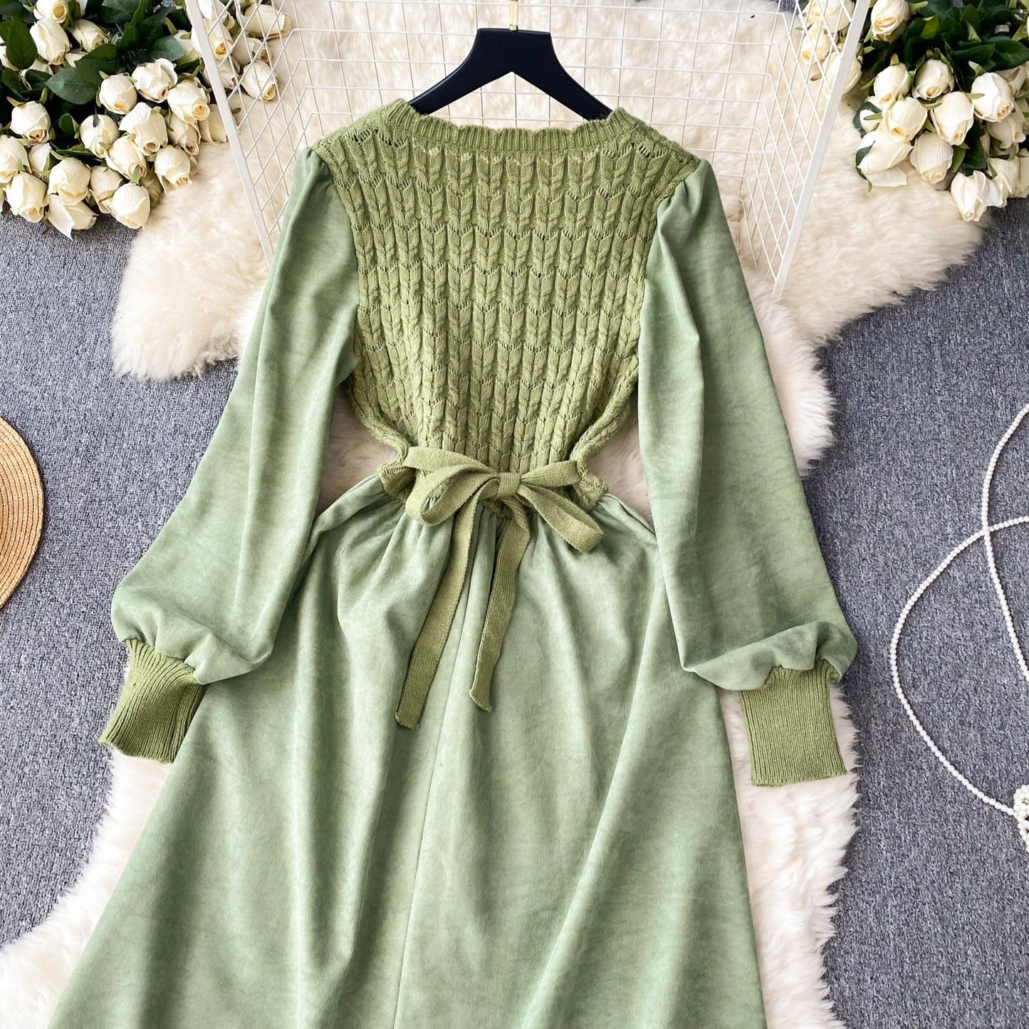 Marley Puff Sleeve Knit Dress