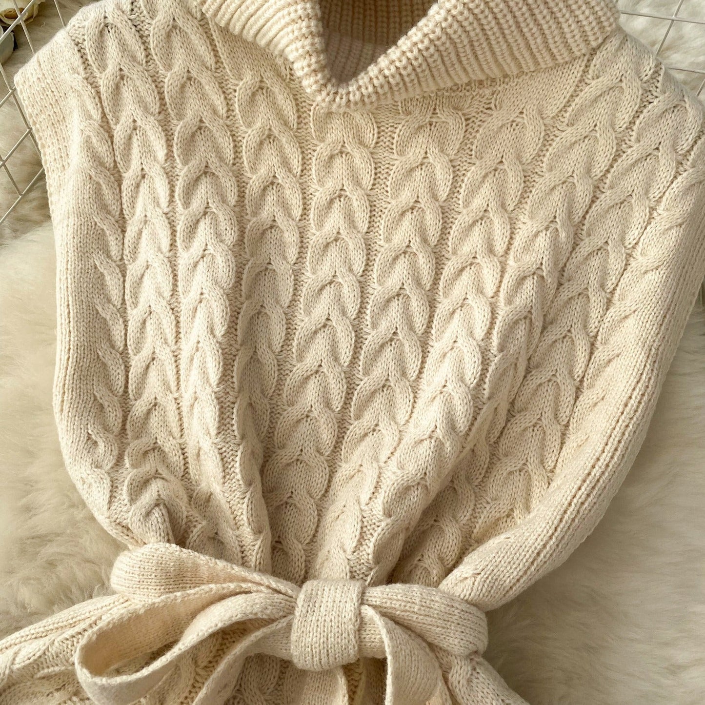 Barbara Turtleneck Knit Dress