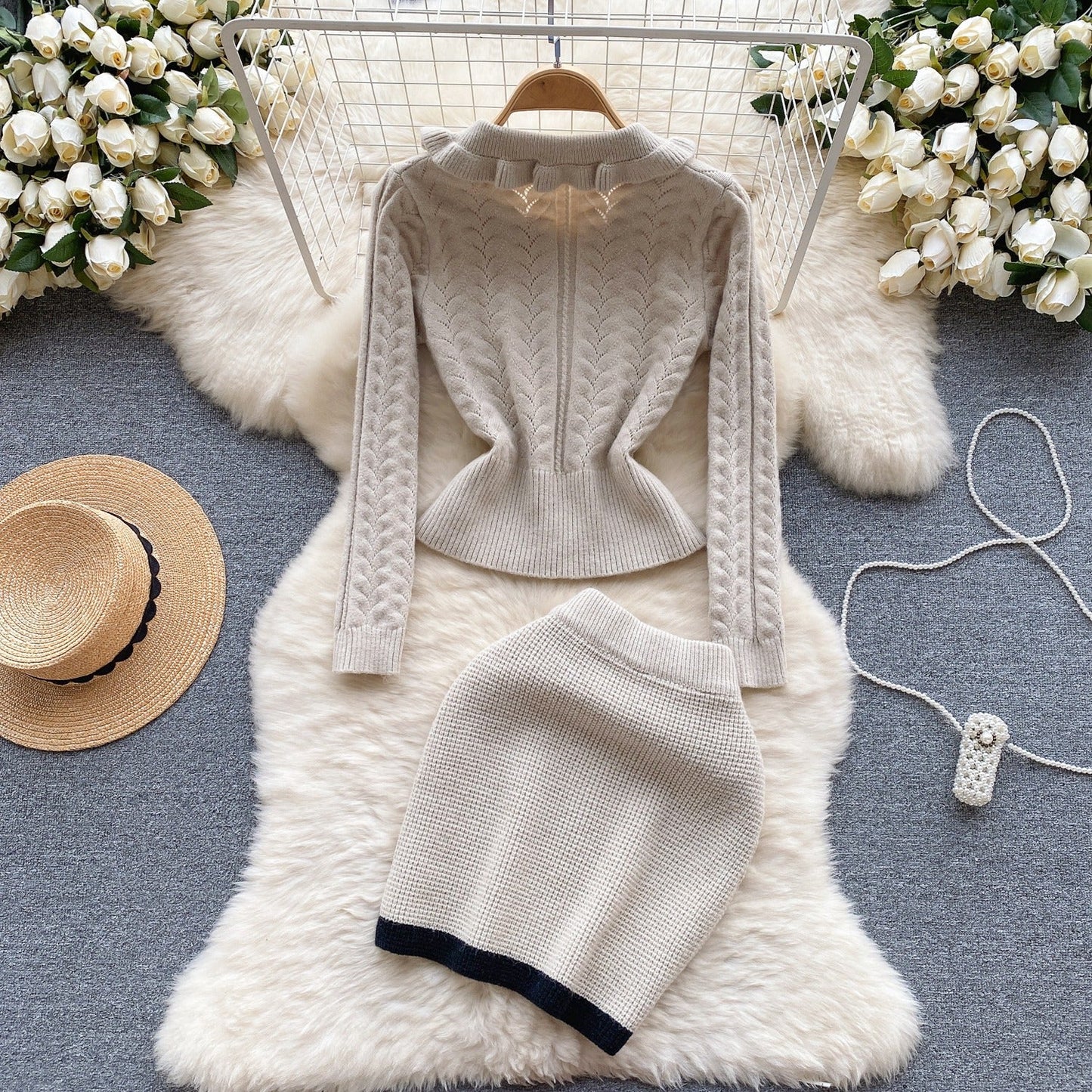 Gabrielle Two Piece Knit Set
