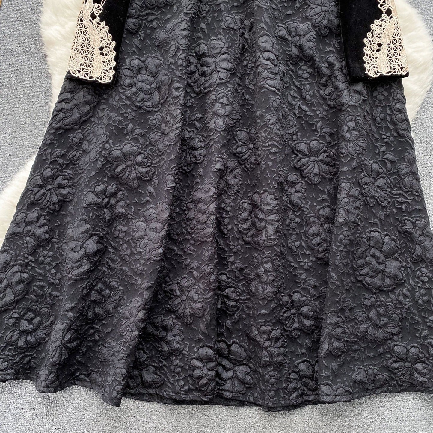 Kamila Lace Jacquard Dress