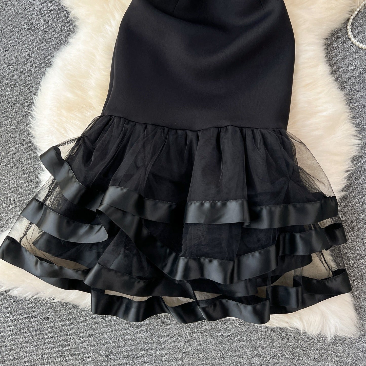 Johanna Strapless Tiered Dress