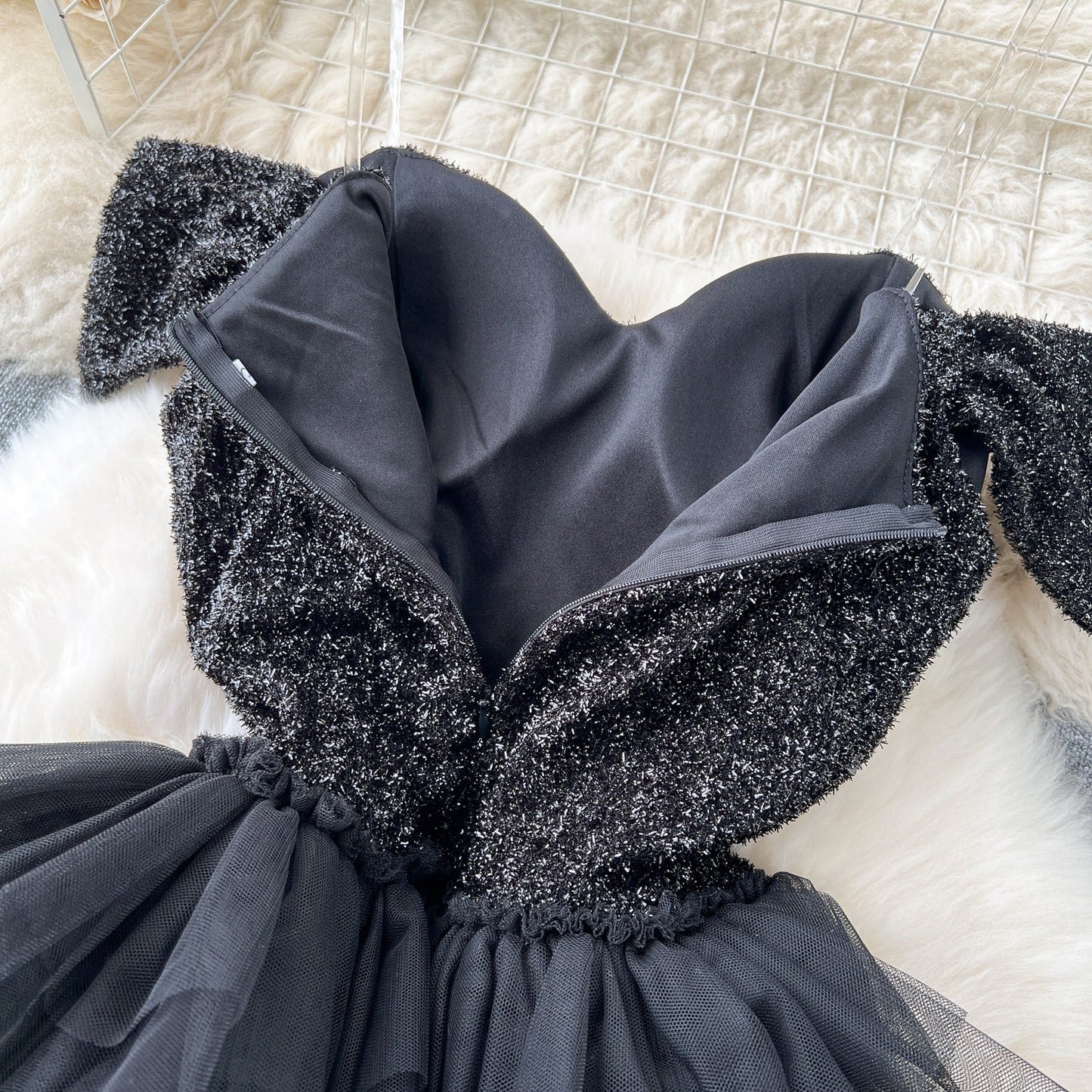 Mariana Tiered Mesh Playsuit