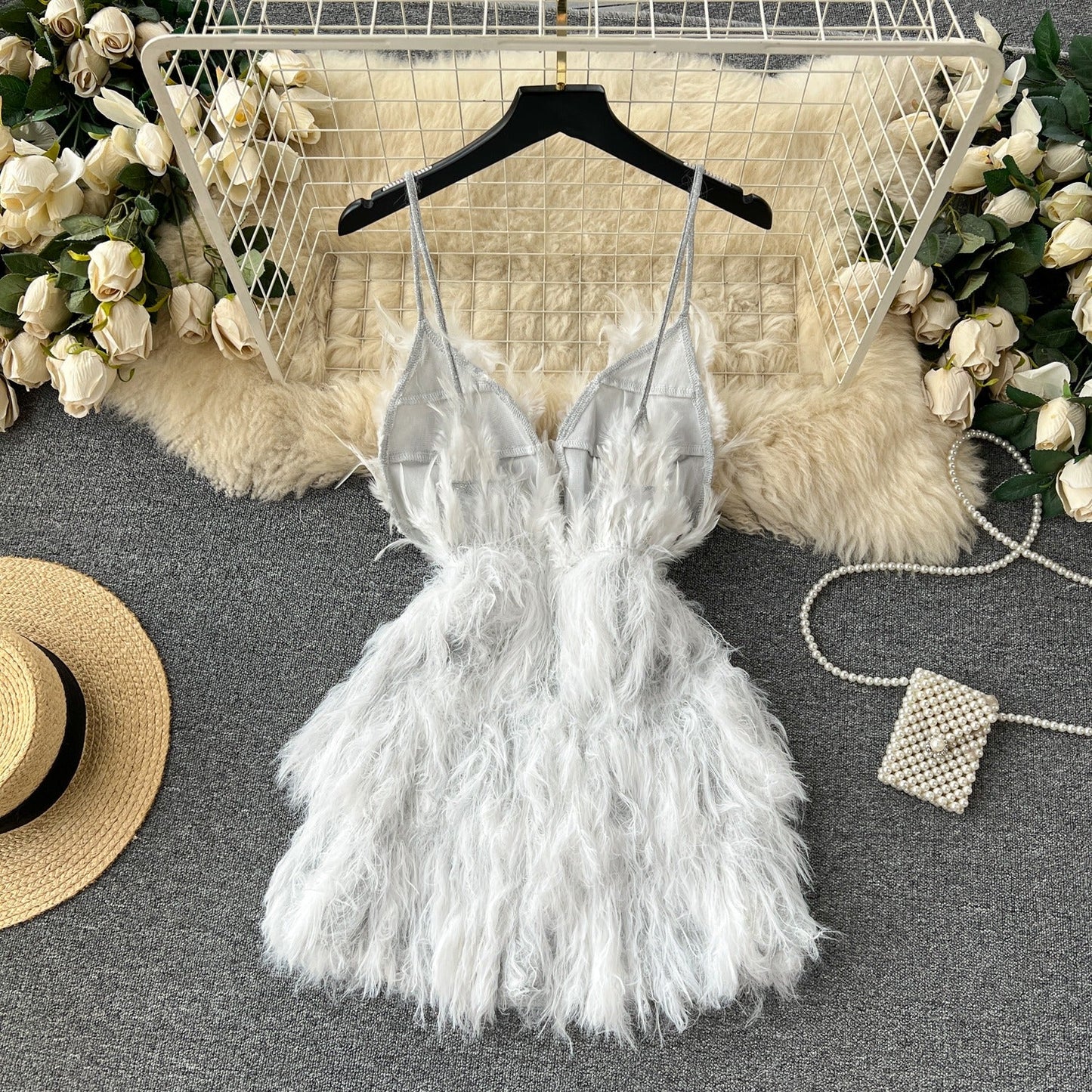 Amaris Open Back Mini Dress