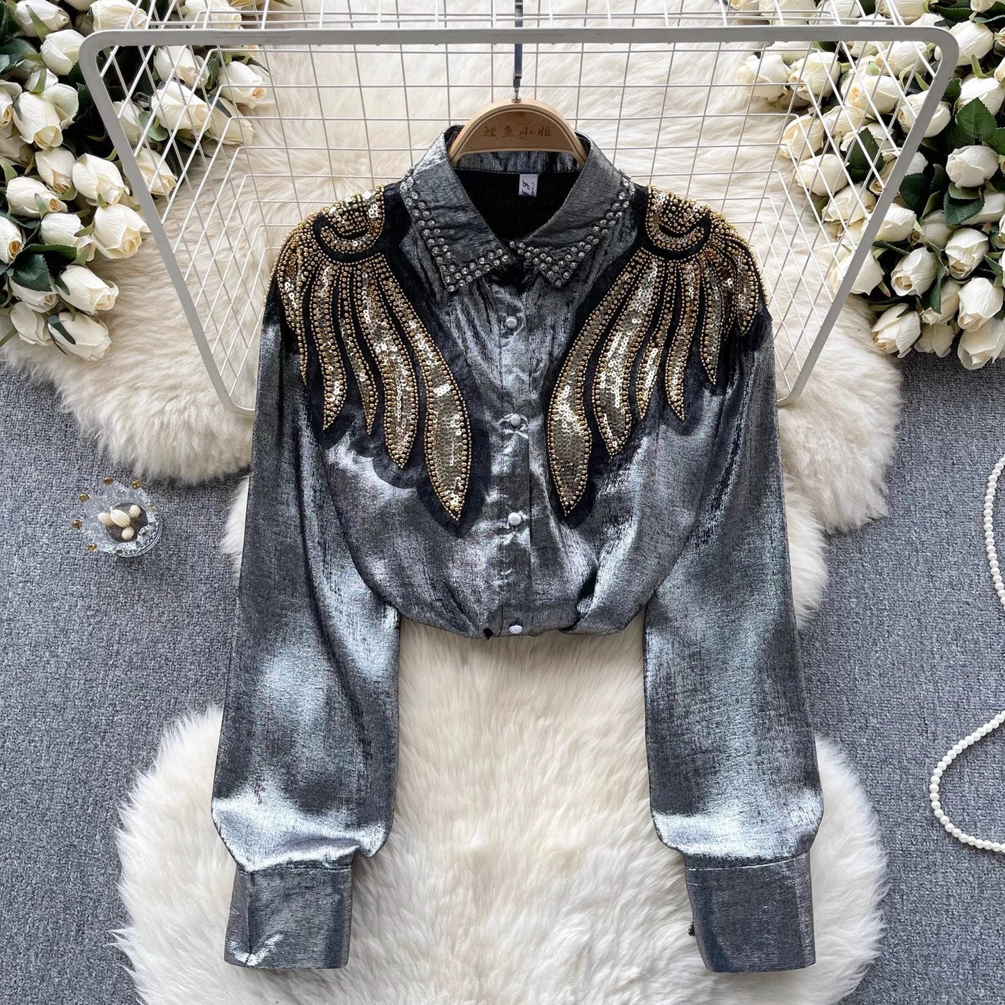 Emory Sequin Top