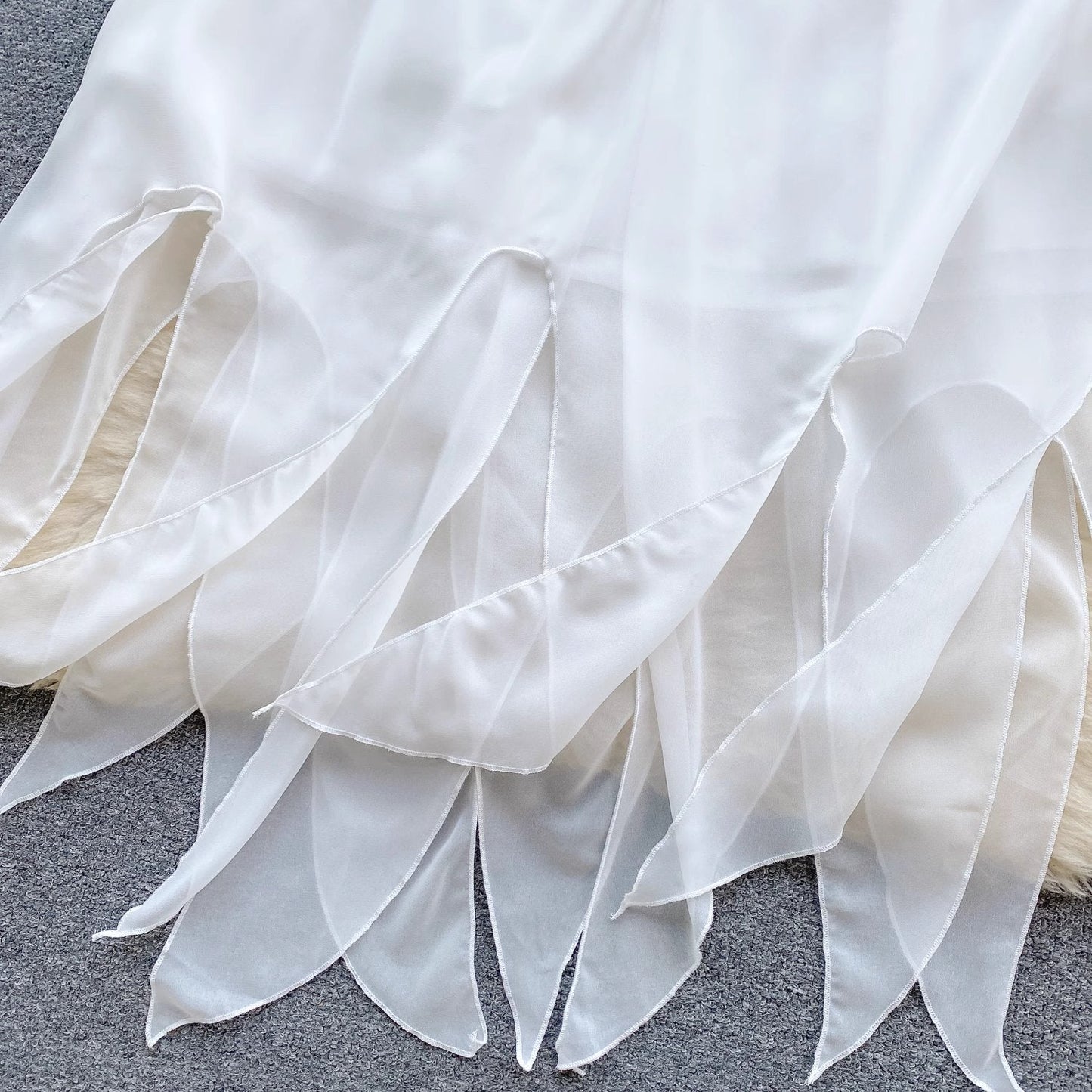 Shelly Chiffon Open Back Dress