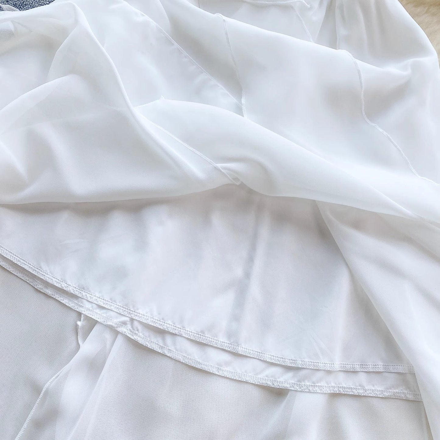 Shelly Chiffon Open Back Dress