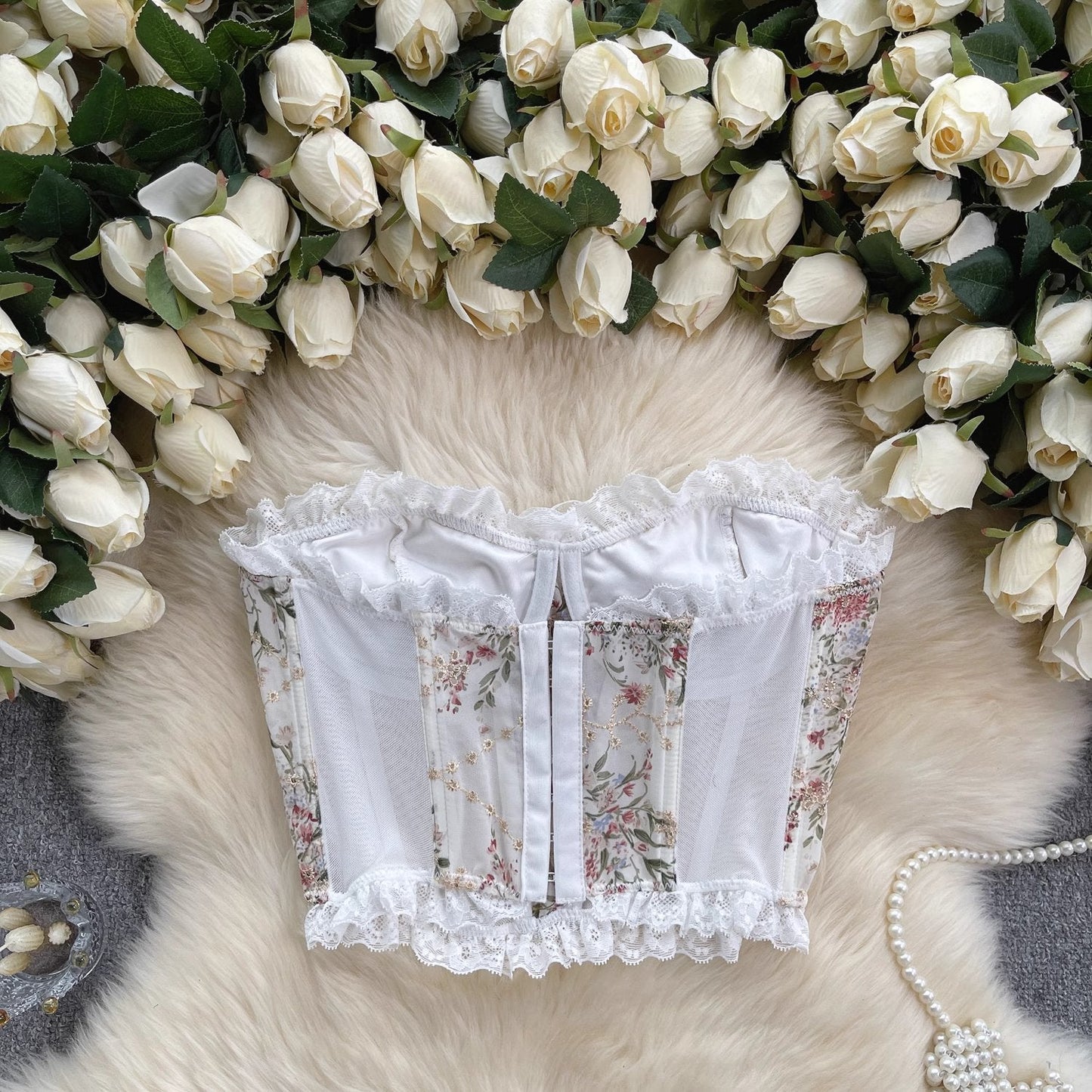 Vivienne Lace Corset Top